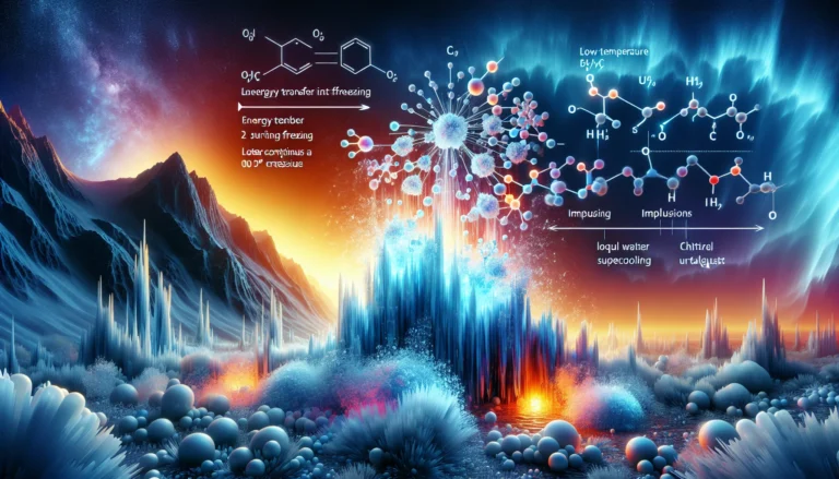 Why does water freeze?